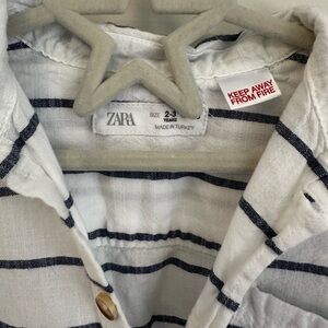 Zara boys button up size 2-3T